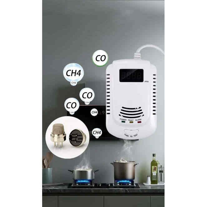 ALERTGAZ – Détecteur Intelligent Anti-Fuite de Gaz (Méthane, Butane, Propane, Monoxyde de Carbone)