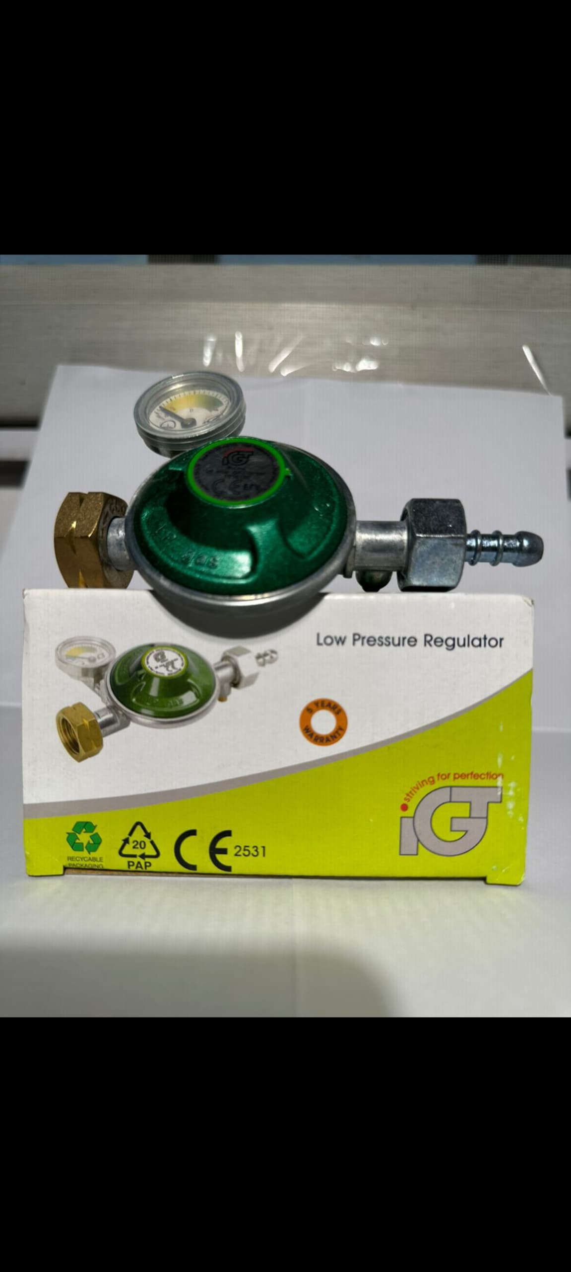 GAZCONTROL™ - Détendeur intelligent de gaz avec manomètre de sécurité